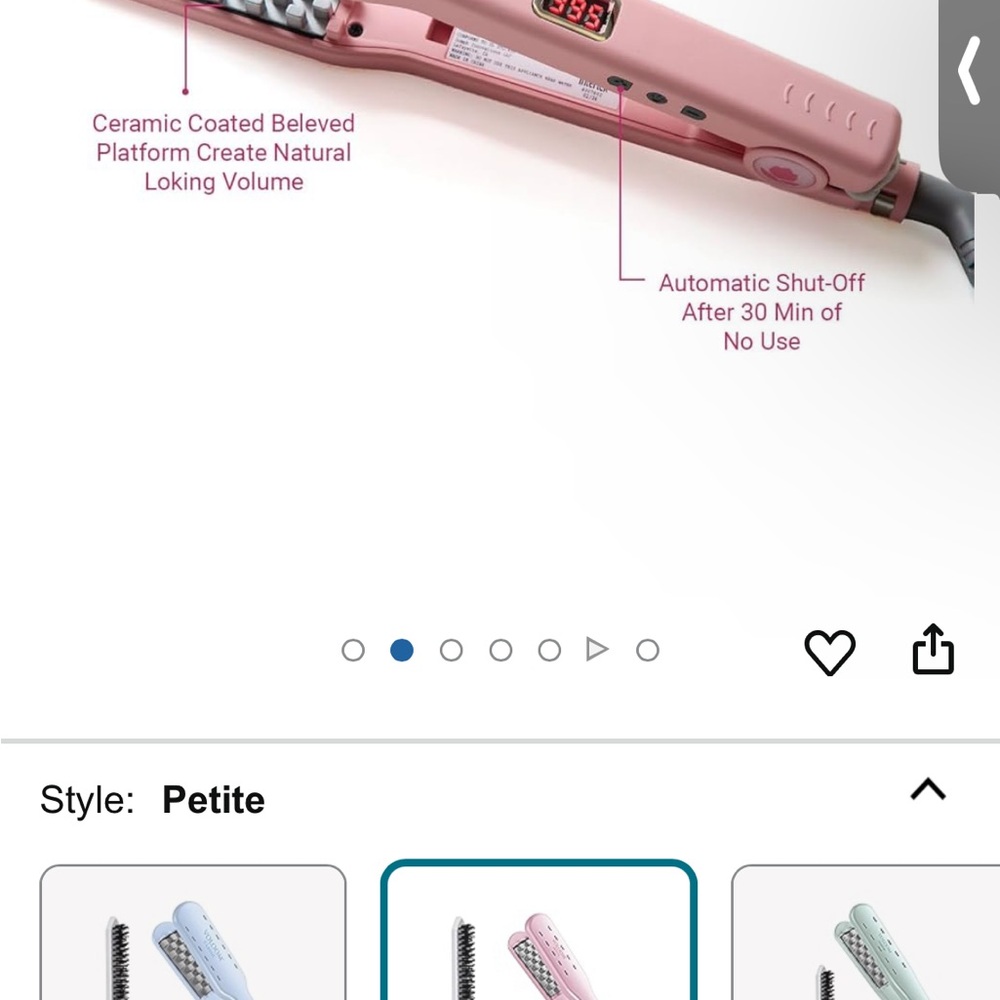White Hair Styling Tool